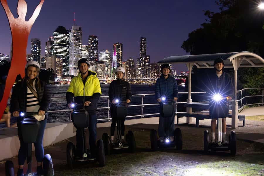 2.5 Hour Brisbane: Sightseeing Tours - Morning & Night - Why a Segway works so well in Brisbane