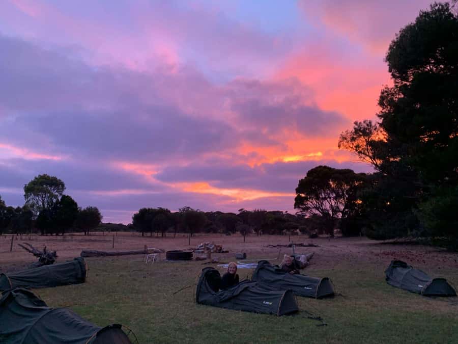 Adelaide: 3-Day Kangaroo Island Adventure Tour with Camping - Sleeping in a swag at Happiness campsite