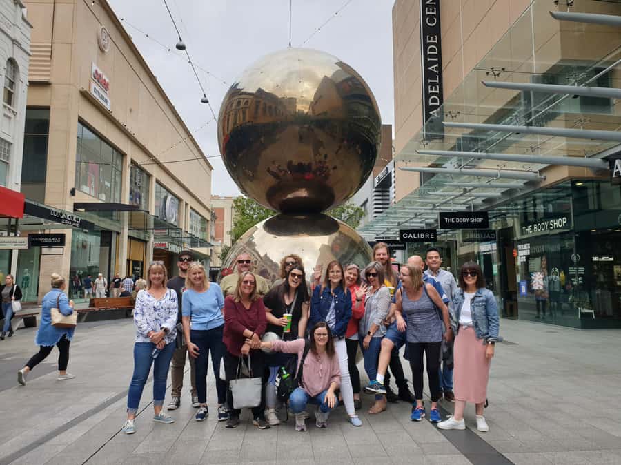 Adelaide: City Walking Tour with Guide - Meeting the guide at the Mall’s Balls