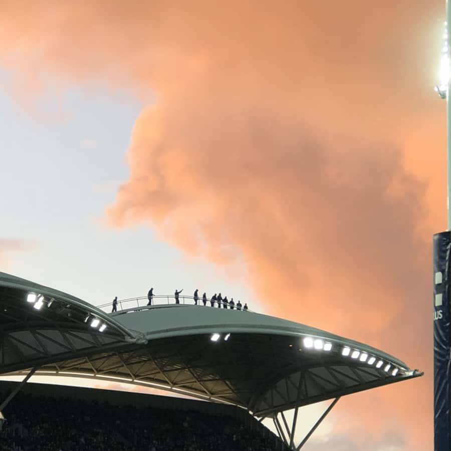Adelaide: Sunset Rooftop Tour at Adelaide Oval - The two-hour Twilight RoofClimb itinerary