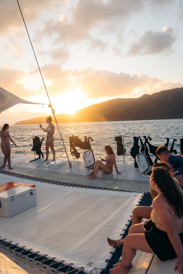 Airlie Beach: 2-Day Whitsunday Islands Sailing Snorkel Tour - Meals that make boat life easier
