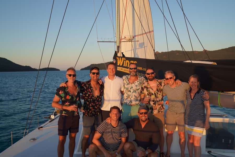 Airlie Beach: BYOB Sunset Sail in Style Catamaran Cruise - What the two-hour route feels like