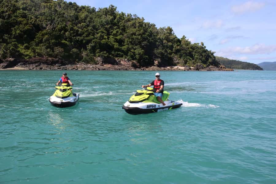 Airlie Beach: Jet Ski Safari Hour of Power and Marine Life - Airlie Beach from the water