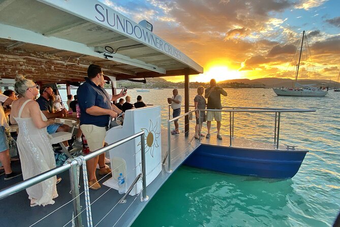 Airlie Beach Sunset Cruise - Whitsunday Islands as the Evening Backdrop