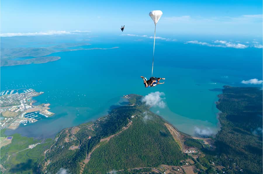 Airlie Beach: Tandem Skydive over the Whitsundays - The Whitsundays from 15,000 feet