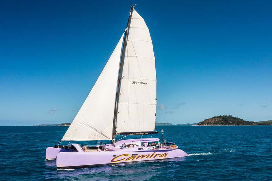 Airlie Beach: Whitsundays Full-Day Camira Sailing Adventure - Setting out from Port of Airlie