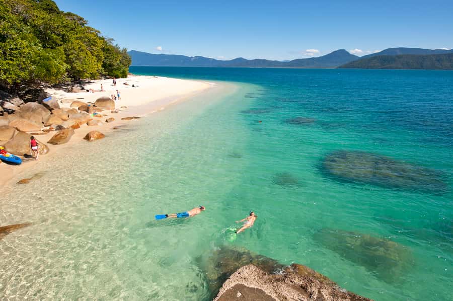 Cairns: Fitzroy Island Ferry with Optional Lunch & Activity - Snorkeling from the beach