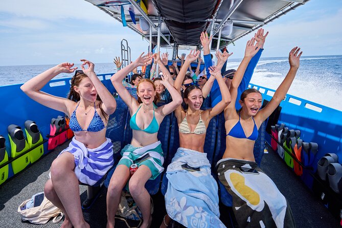 Cairns Half Day Tour a Great Barrier Reef Snorkeling Experience - Leaving Marlin Marina on a fast vessel