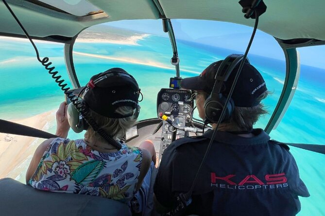 Colours of Broome: Stunning 30-Minute Scenic Helicopter Flight - Cable Beach from the helicopter