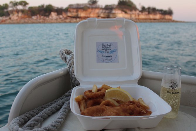 Darwin Sunset Cruise Including Fish 'n' Chips - Boarding at Stokes Hill Wharf