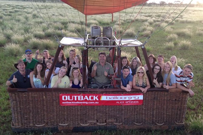 Early Morning Ballooning in Alice Springs - What you see from the basket
