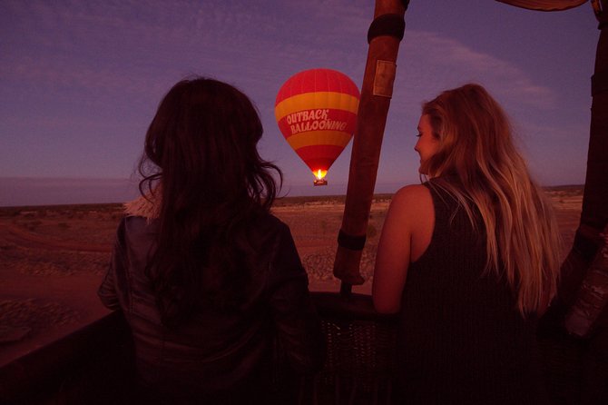 Early Morning Ballooning in Alice Springs - Landing, packing up, and the sparkling wine tradition