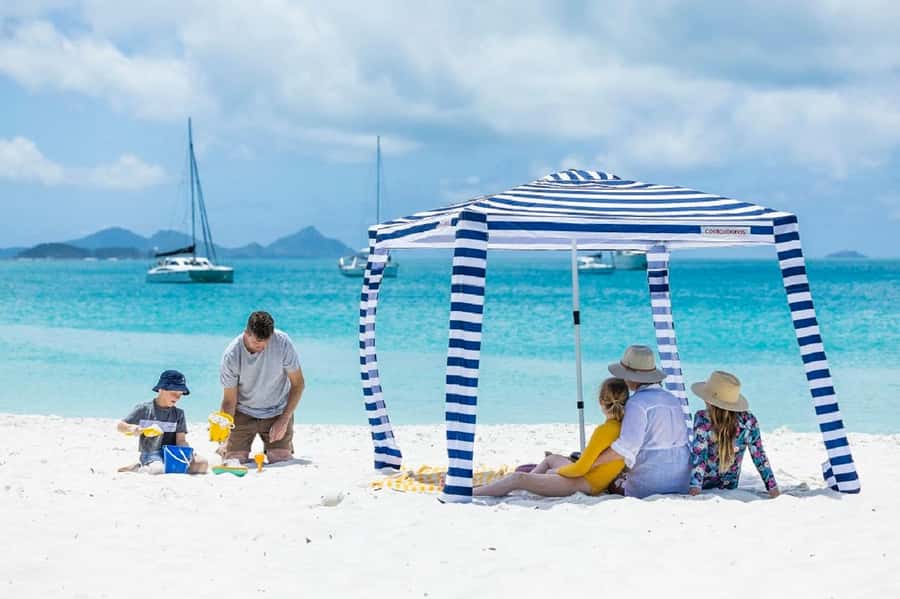 From Airlie: Whitsundays and Whitehaven Half-Day Cruise - Food, drinks, and the ride home