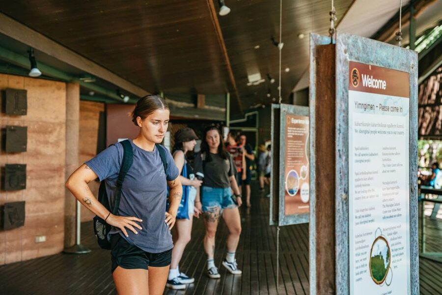 From Darwin: Kakadu Wilderness Escape & Rock Art Day Tour - Bowali Visitor Centre puts Kakadu in context