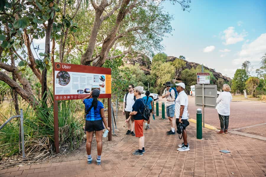 From Darwin: Kakadu Wilderness Escape & Rock Art Day Tour - Ubirr combines ancient art with a huge Top End view