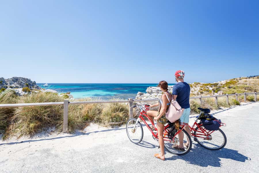 From Fremantle: Rottnest Island Ferry and Bike Day Tour - From Fremantle to Rottnest Island by fast ferry