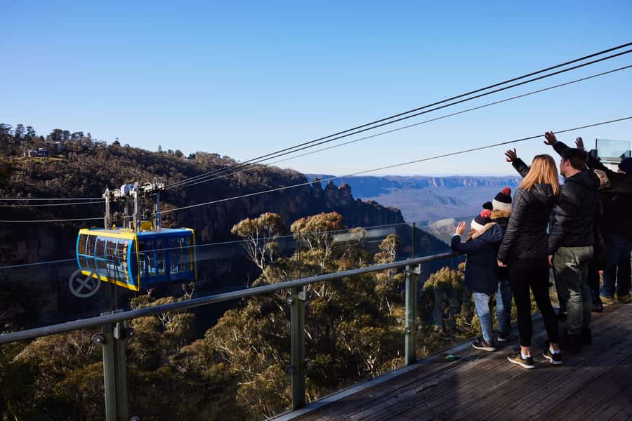 From Sydney: Blue Mountains, Scenic World, Zoo, & Ferry Ride - Scenic World: railway, Skyway, and cableway
