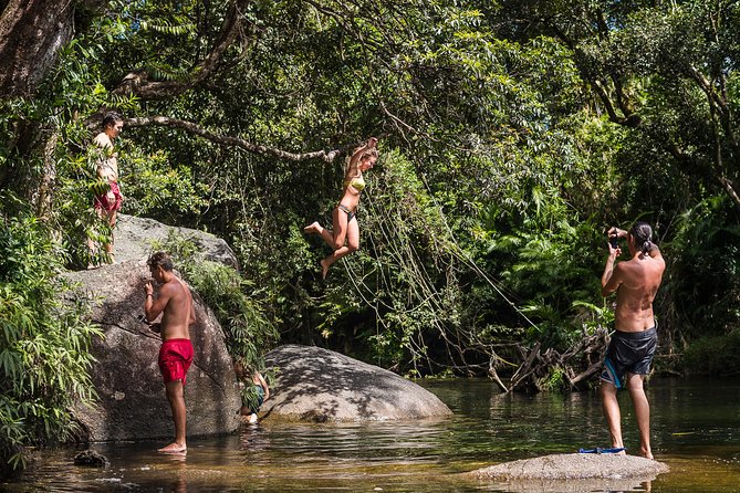 Fun, Falls and Forests Day Trip from Cairns - Babinda Boulders starts the water adventure