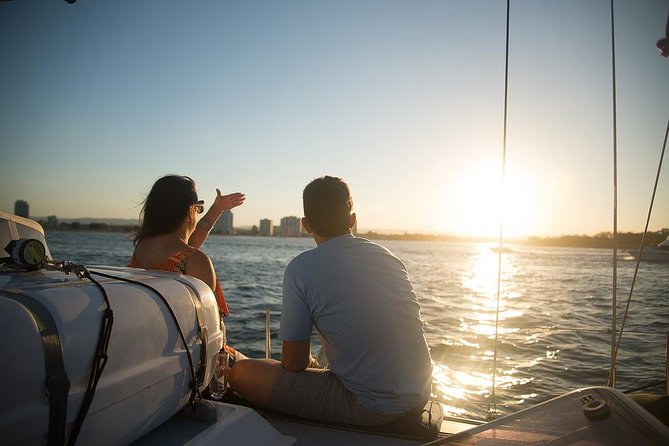 Gold Coast Sunset Cruise with sparkling wine & nibbles platter - A sunset on the Gold Coast Broadwater