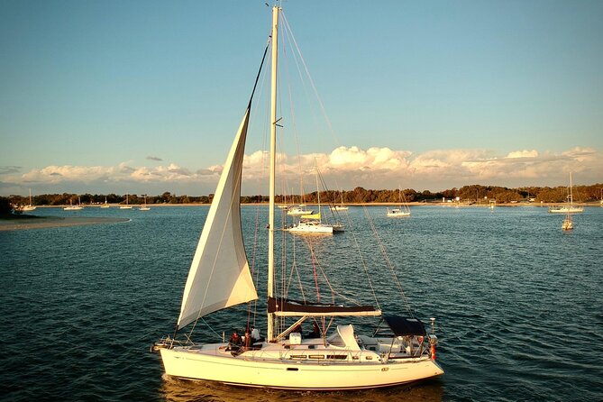 Gold Coast Sunset Cruise with sparkling wine & nibbles platter - Boarding at Main Beach