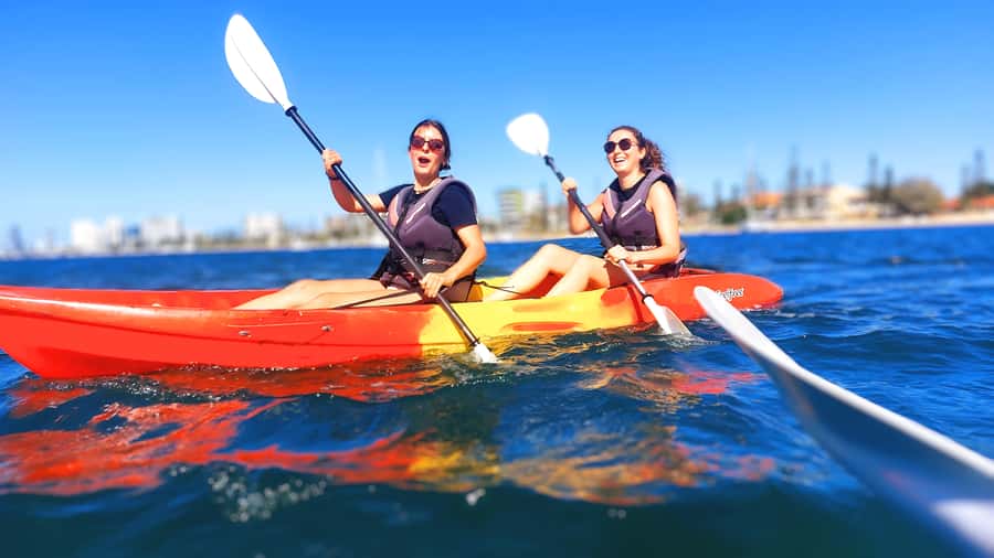 Gold Coast: Wave Break Island Kayaking & Snorkeling tour - Meeting the guides at Biggera Waters