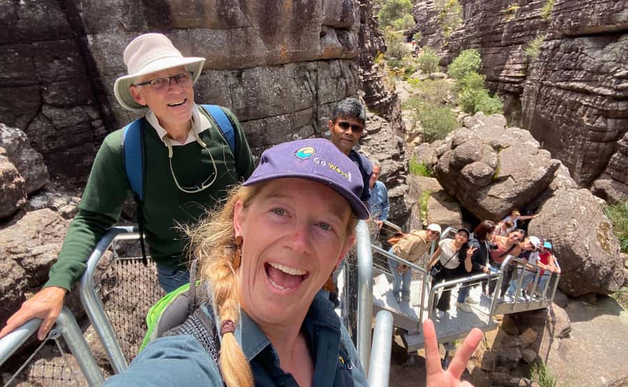 Grampians National Park Small-Group Eco Day Tour - Grand Canyon Walk: rock walls without a full-day hike