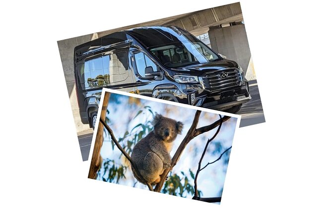 Great Ocean Road Tour Reverse –SML GRP-DLUX Mini Bus Hotel Pickup - Colac gets the long drive started