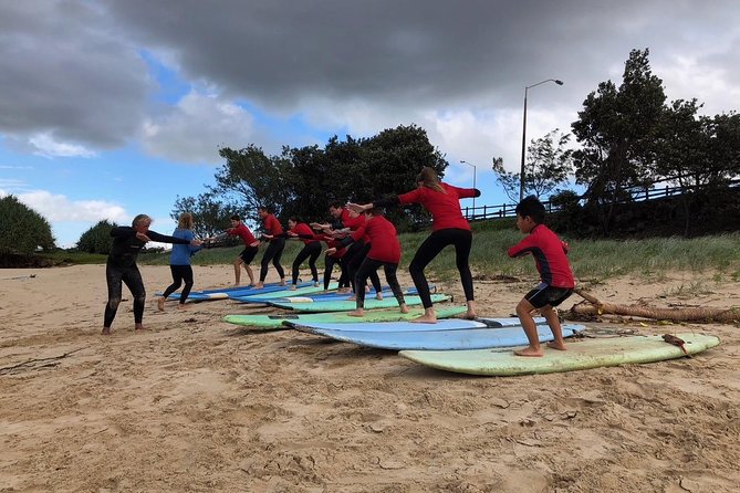 Group Surfing Lessons Kool Katz 1 day - Weather, surf conditions, and the flexible beach plan