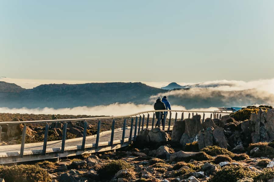 Hobart: Mt Wellington, Mt Field, Bonorong and Richmond Trip - Early pickup and the drive through the Derwent Valley
