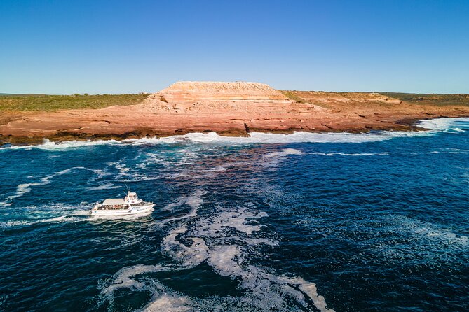 Kalbarri Sunset Coastal Cliff Cruise - Leaving the Murchison River for the open coast