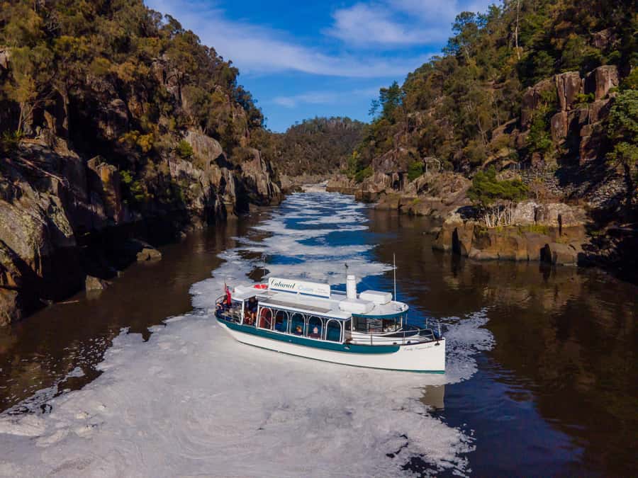 Launceston: Cataract Gorge Adventure Cruise Open Ticket - Entering Cataract Gorge on the Lady Launceston