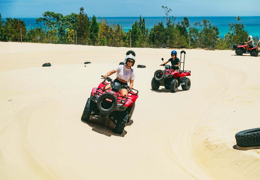 Moreton Island: Tangalooma ATV Quad Bike & Dolphin Feeding - Free time makes this a real island escape