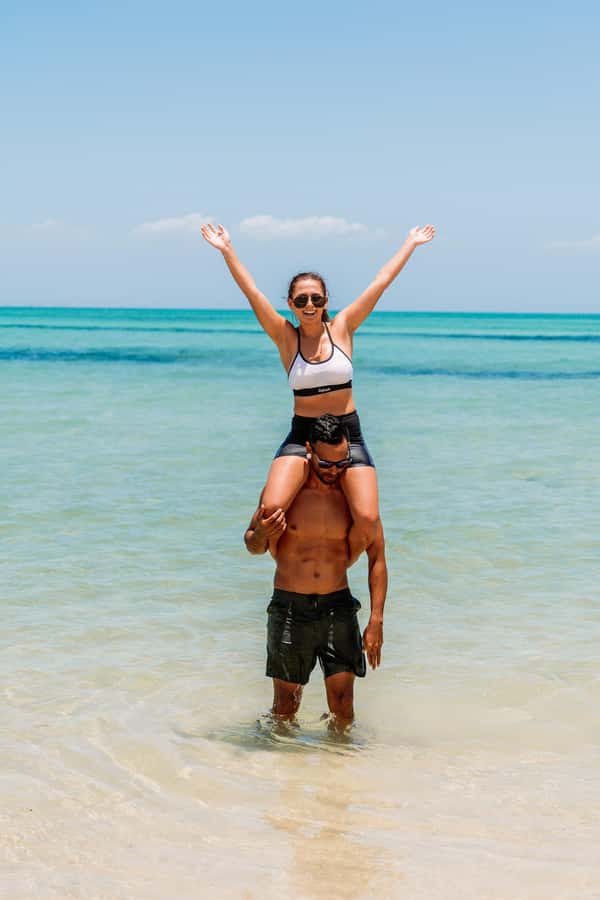 Moreton Island: Tangalooma ATV Quad Bike & Dolphin Feeding - The wild dolphin feeding comes at sunset