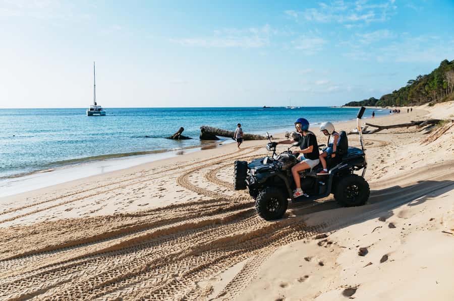 Moreton Island: Tangalooma Day Trip with ATV Quad Bike Tour - Lunch with a $25 voucher