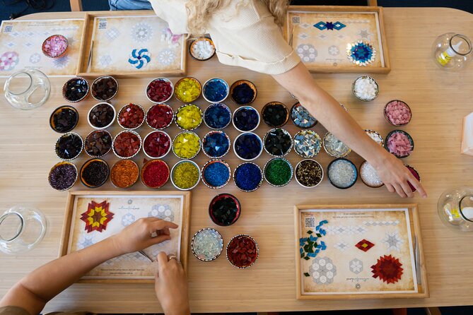 Mosaic Art Classes Sydney: Turkish Lamp Workshop - A Turkish mosaic class with a clear catch