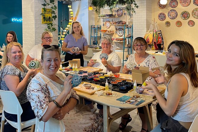 Mosaic Art Classes Sydney: Turkish Lamp Workshop - Choosing colours, shapes, and a pattern