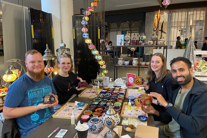 Mosaic Art Classes Sydney: Turkish Lamp Workshop - What happens after the class