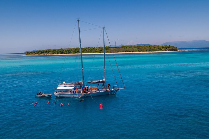 Ocean Free 25 guest Great Barrier Reef & visit Green Island Tour - Pinnacle Reef, about 1 kilometer from Green Island