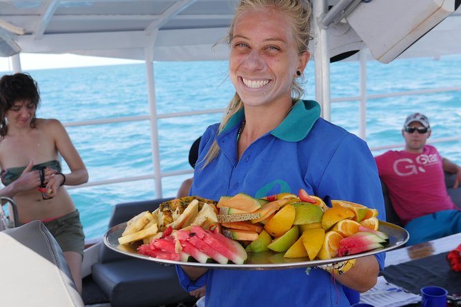 Ocean Free 25 guest Great Barrier Reef & visit Green Island Tour - Lunch served aboard Ocean Free