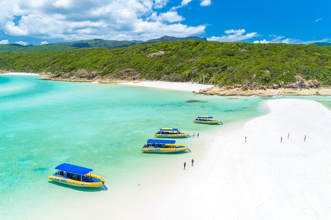 Ocean Rafting: Whitehaven Beach, Snorkelling & Hill Inlet Lookout - Snorkeling at fringing reefs
