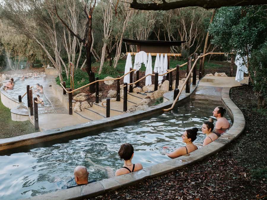 Peninsula Hot Springs: Entry Ticket with Bath House - Walk uphill for the best setting