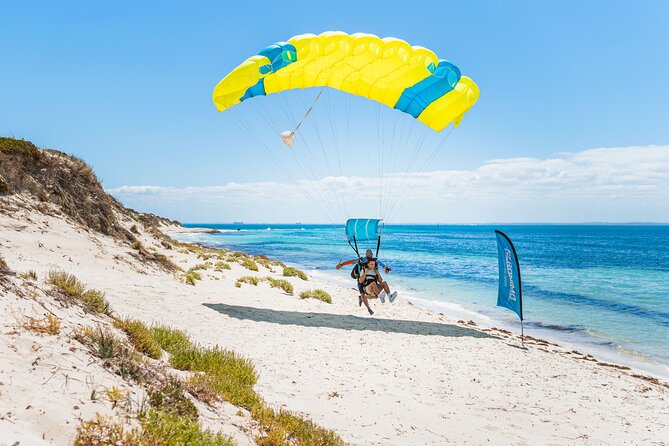 Rottnest Island Tandem Skydive - Five minutes under the parachute