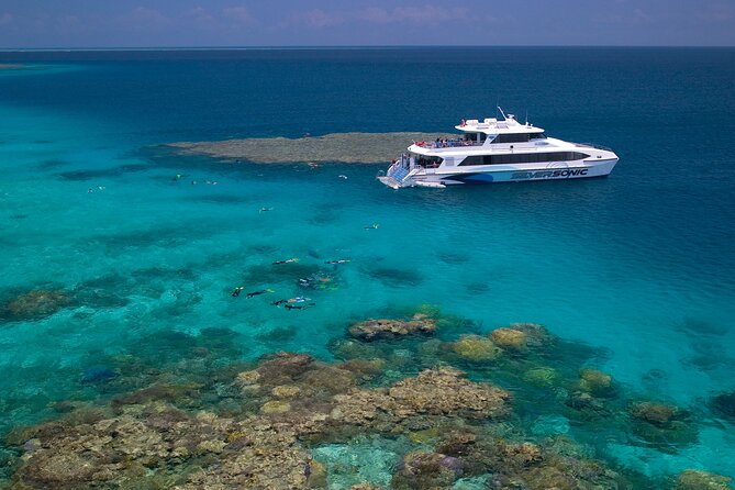 Silversonic Outer Great Barrier Reef Cruise from Port Douglas - Leaving Port Douglas on the Silversonic catamaran