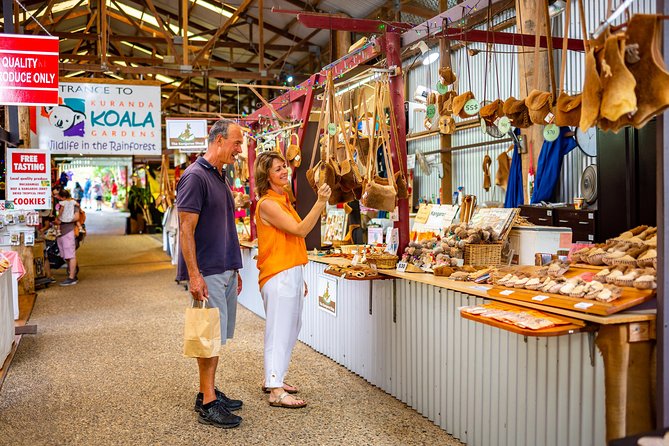Skip the Line Kuranda Scenic Railway Gold Class and Skyrail Rainforest Cableway - Pickup, group size, and the self-guided format
