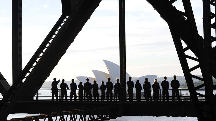 Sydney: Guided Daytime Summit Climb of Sydney Harbour Bridge - Reaching the summit of Sydney Harbour Bridge