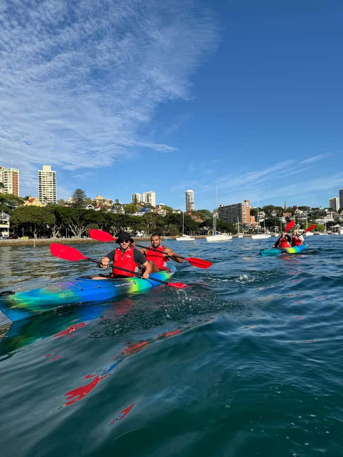 Sydney: Harbour Sunrise Kayak Tour - Paddling Toward the Harbour Bridge