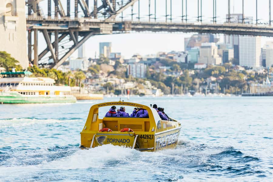Sydney Harbour: Thunder Thrill Jet Boat Ride - Circular Quay check-in details