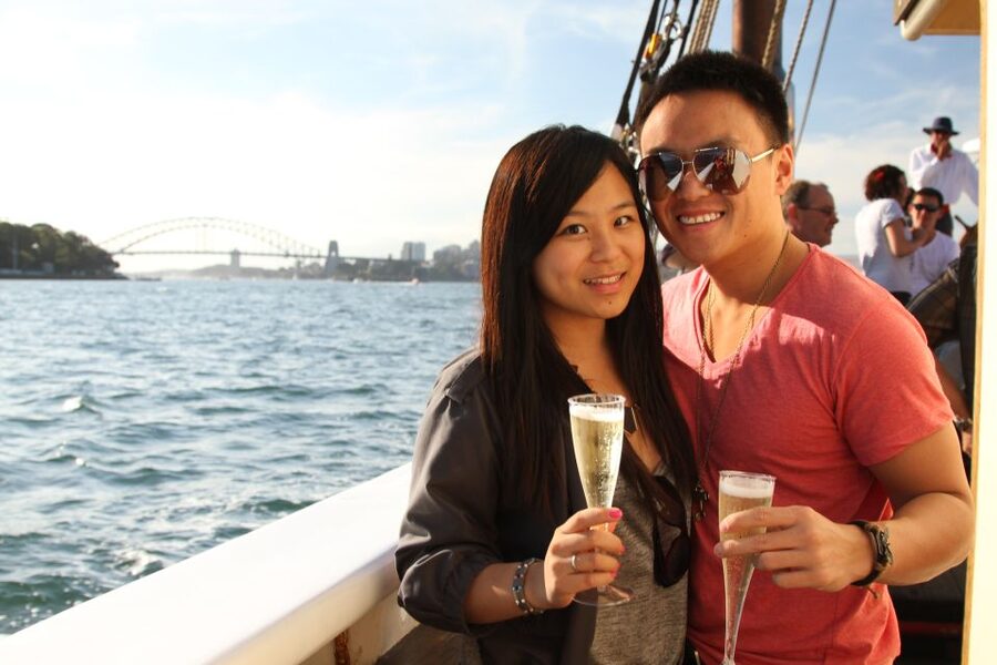 Sydney: Tall Ship Harbour Twilight Dinner Cruise - Dinner on deck: what to expect