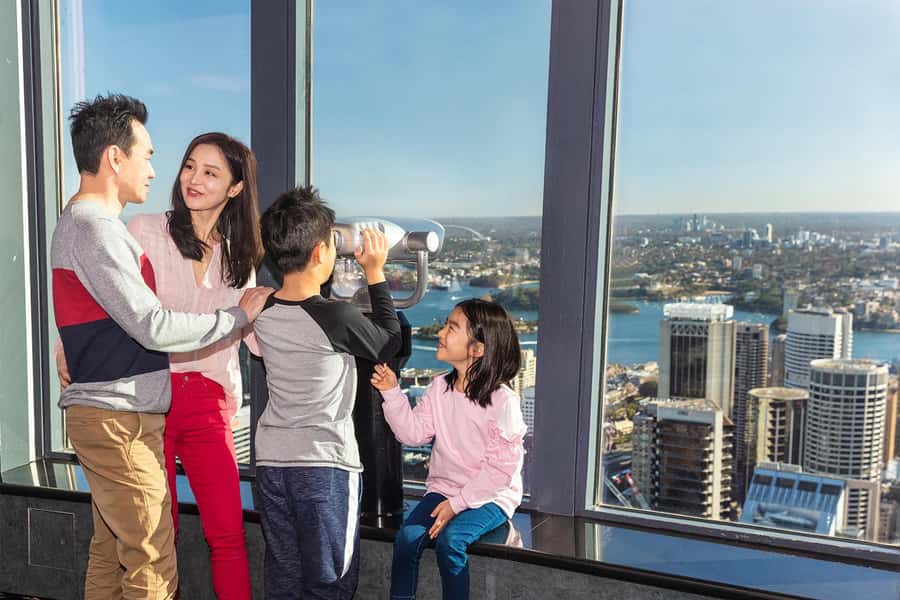 Sydney Tower Eye: Entry with Observation Deck - The elevator ride to 250 metres