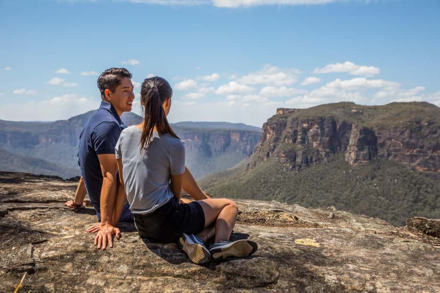 Sydney: Waterfall Bushwalk and Blue Mountain Sunset Day Trip - Glenbrook and the first mountain stops